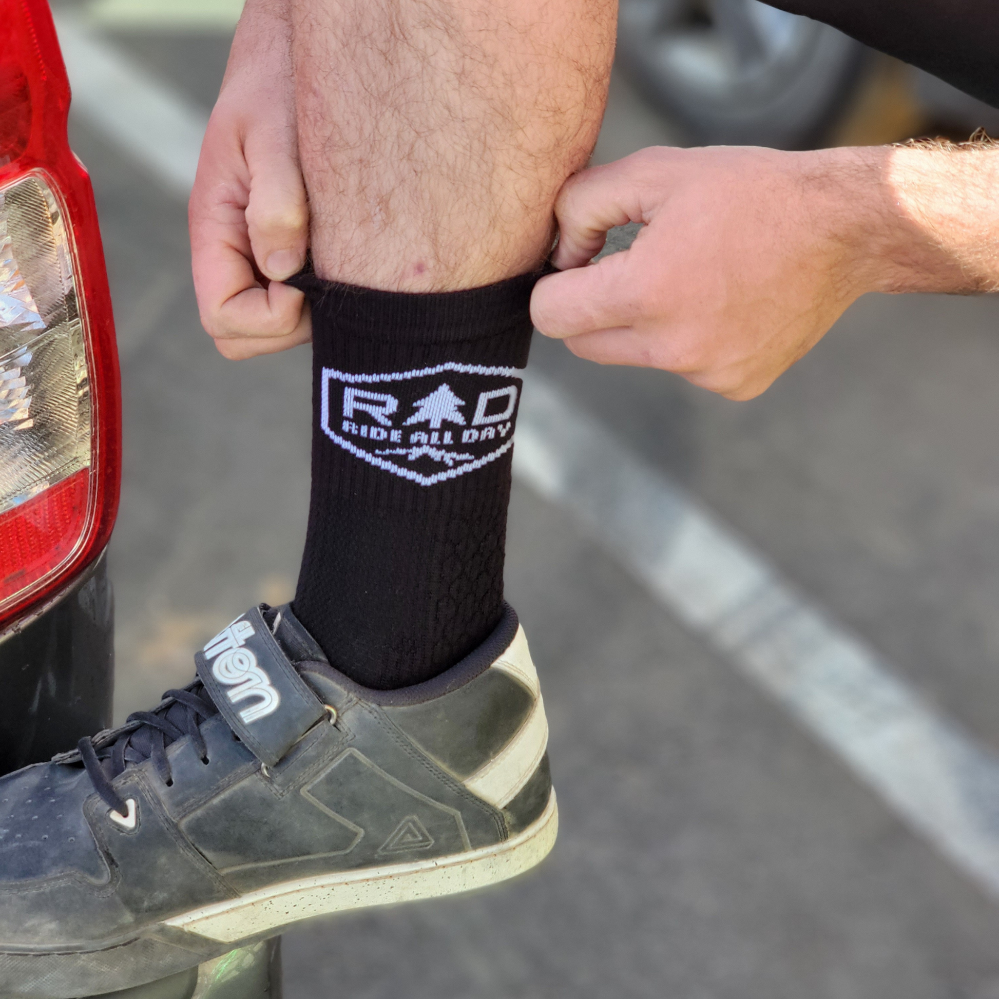 RAD Apparel Trail Guide cushioned socks 
